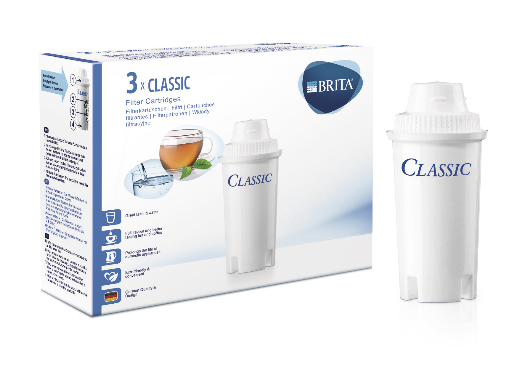 BRITA® Wasserfilter Classic Pack 3