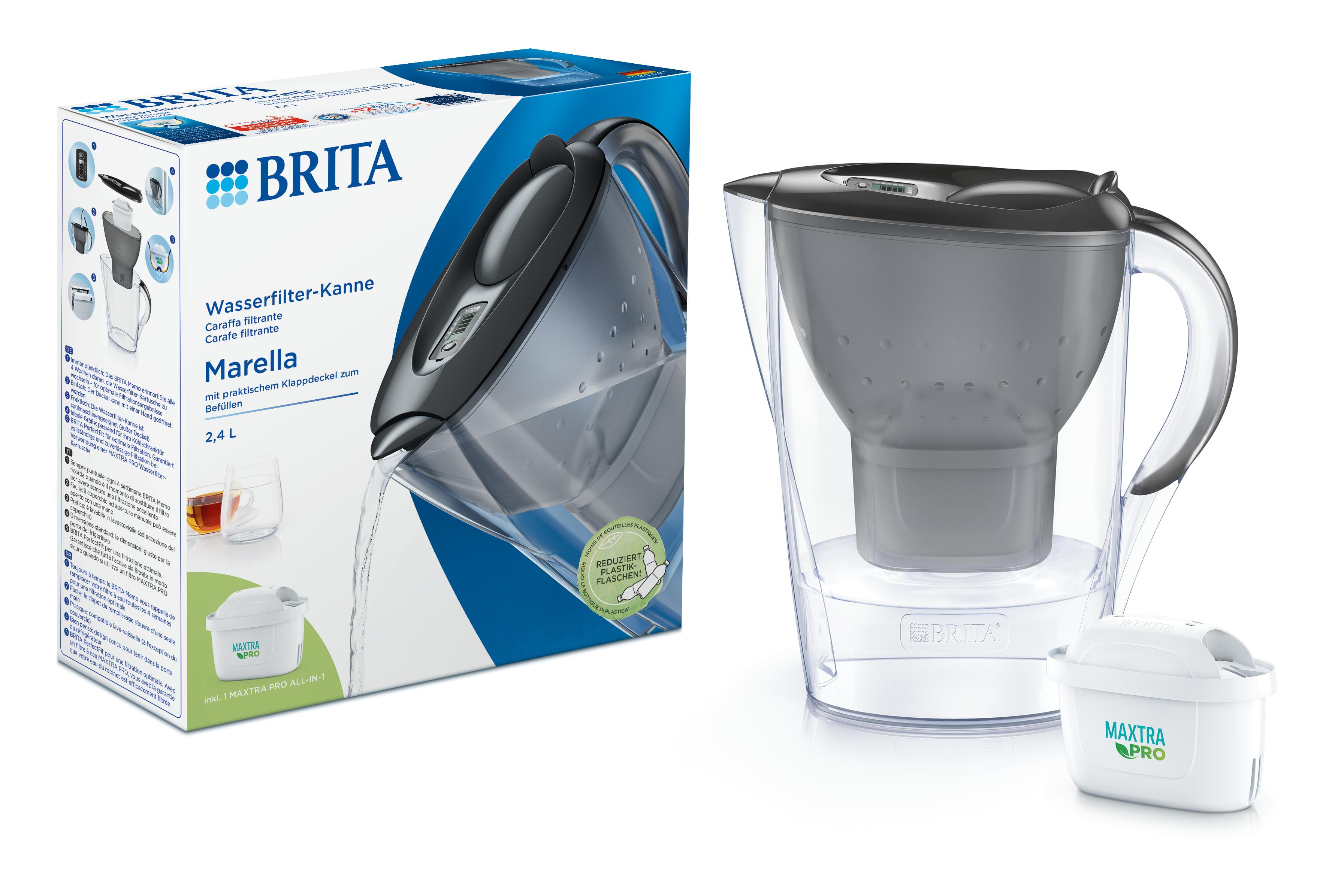 BRITA® Wasserfilter-Kanne Marella blau BRITA® Wasserfilter-Kanne Marella blau