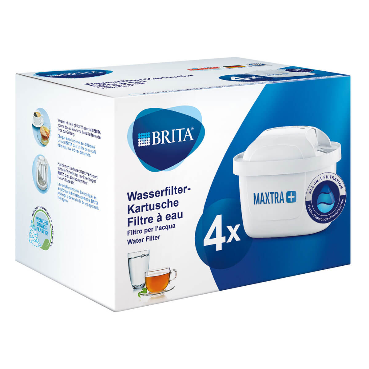 Brita Maxtra Filterkartuschen  4er  Pack Verpackung