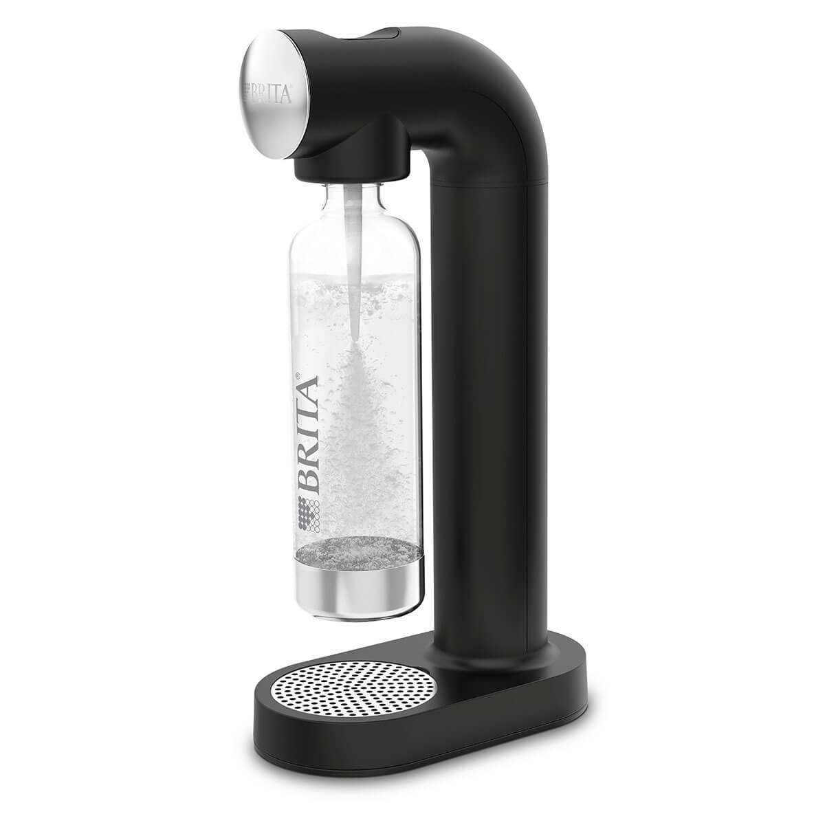 Brita Sprudler One Black Brita Wassersprudler mit  Flasche Soda One black