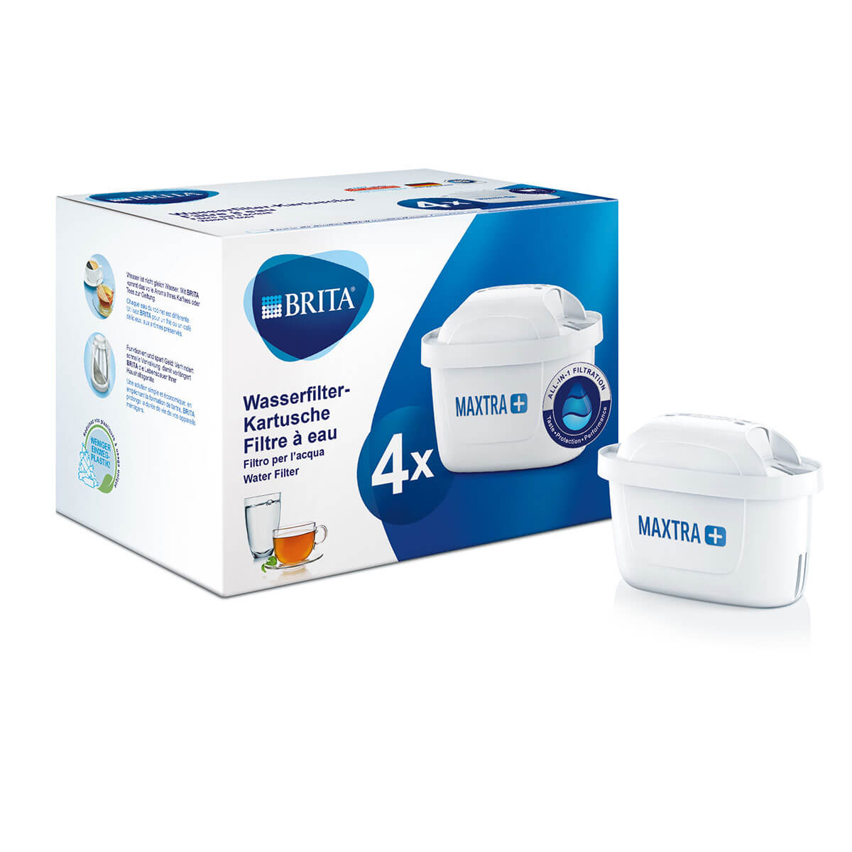 BRITA® Wasserfilter-Kartusche MAXTRA+ 4er