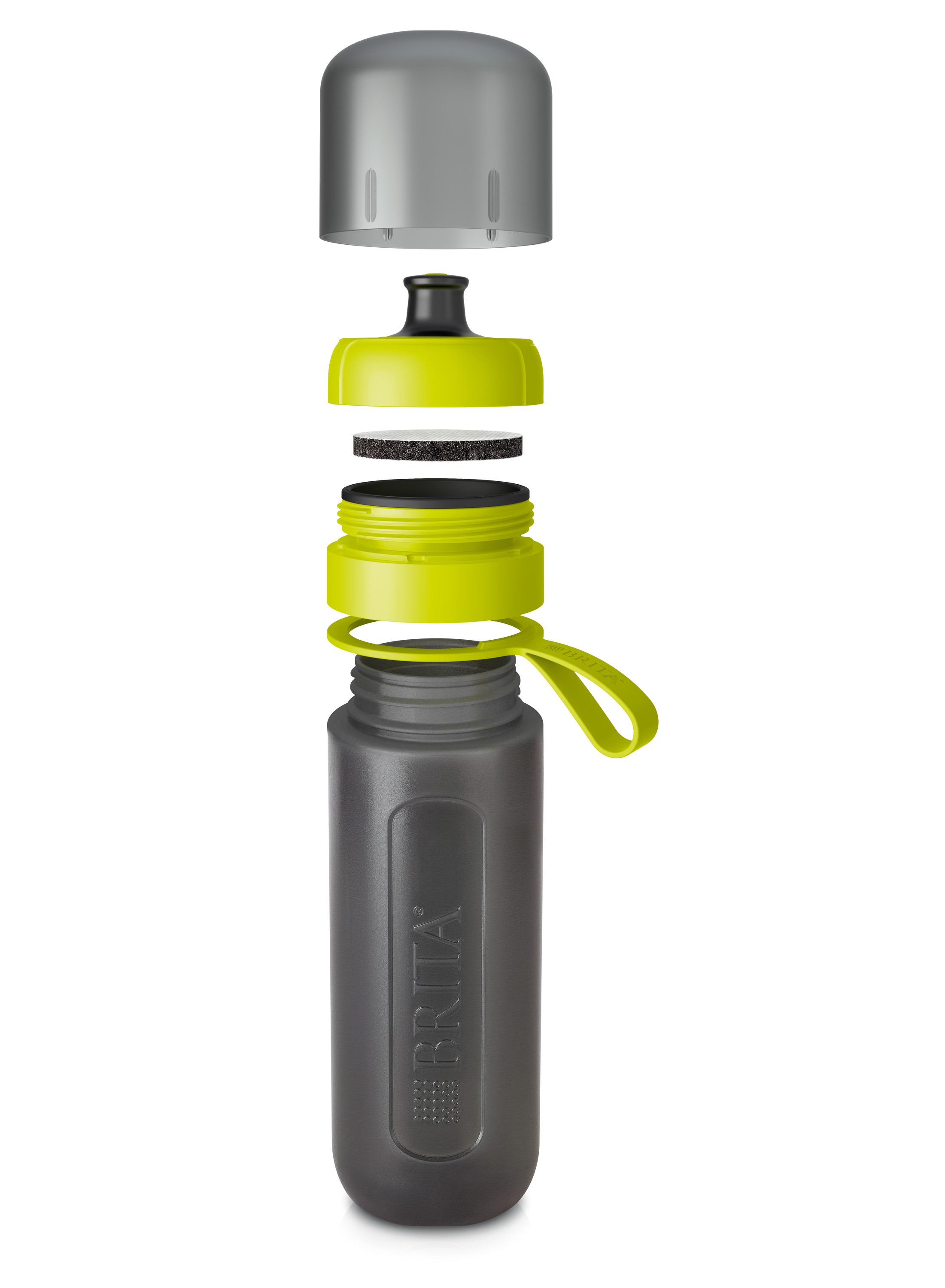 BRITA® Wasserfilter-Flasche fill&go Active Limone 