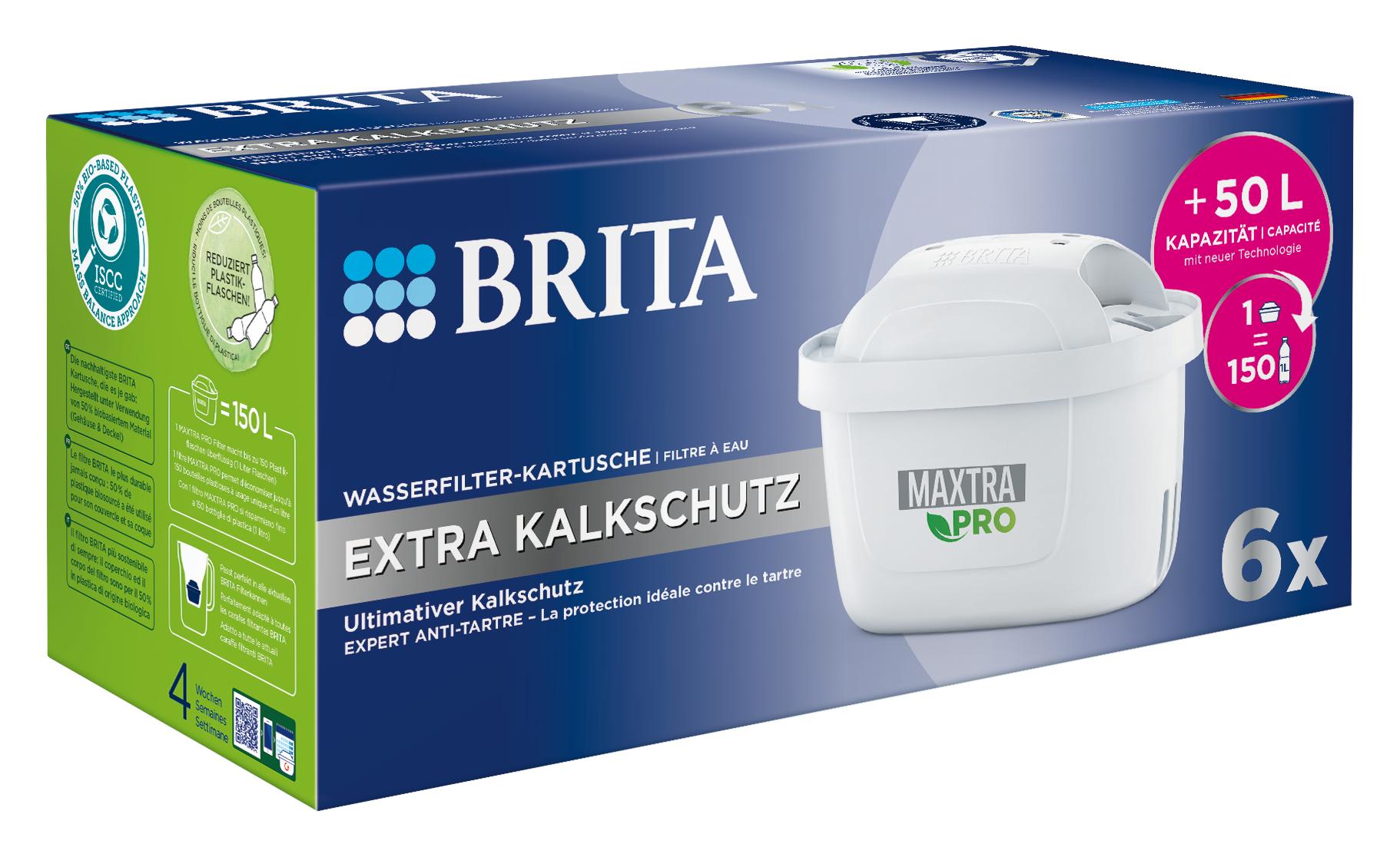 BRITA® Wasserfilter-Kartusche MAXTRA+ 6er-Pack Extra Kalkschutz