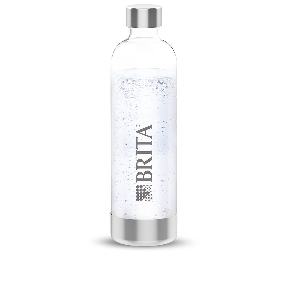 Soda One Bottle Flasche in grau mit Wasser