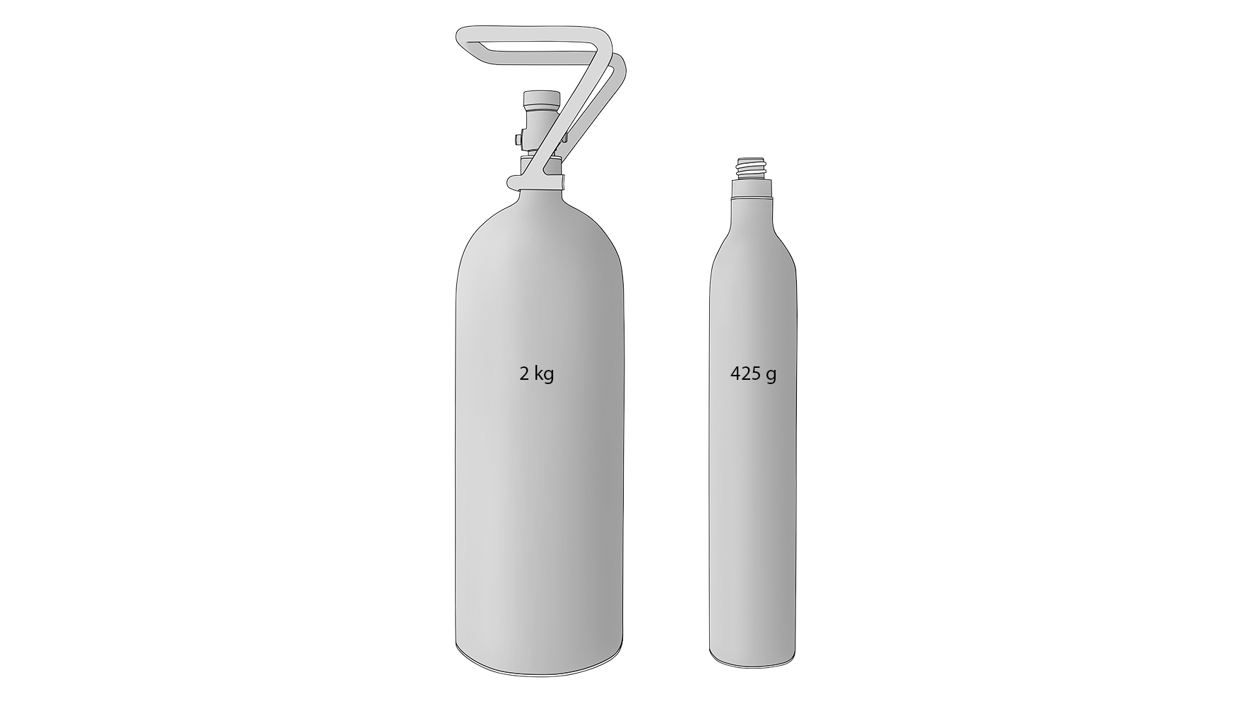 Druckregler für CO2 Gasflaschen ab 2kg