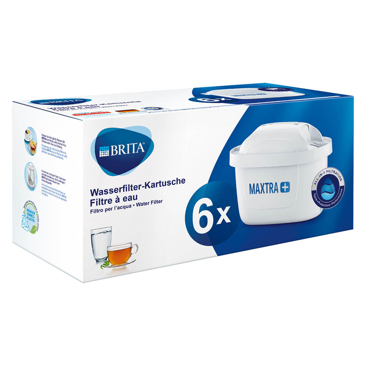 MAXTRA+ BRITA® Wasserfilter-Kartusche 6er