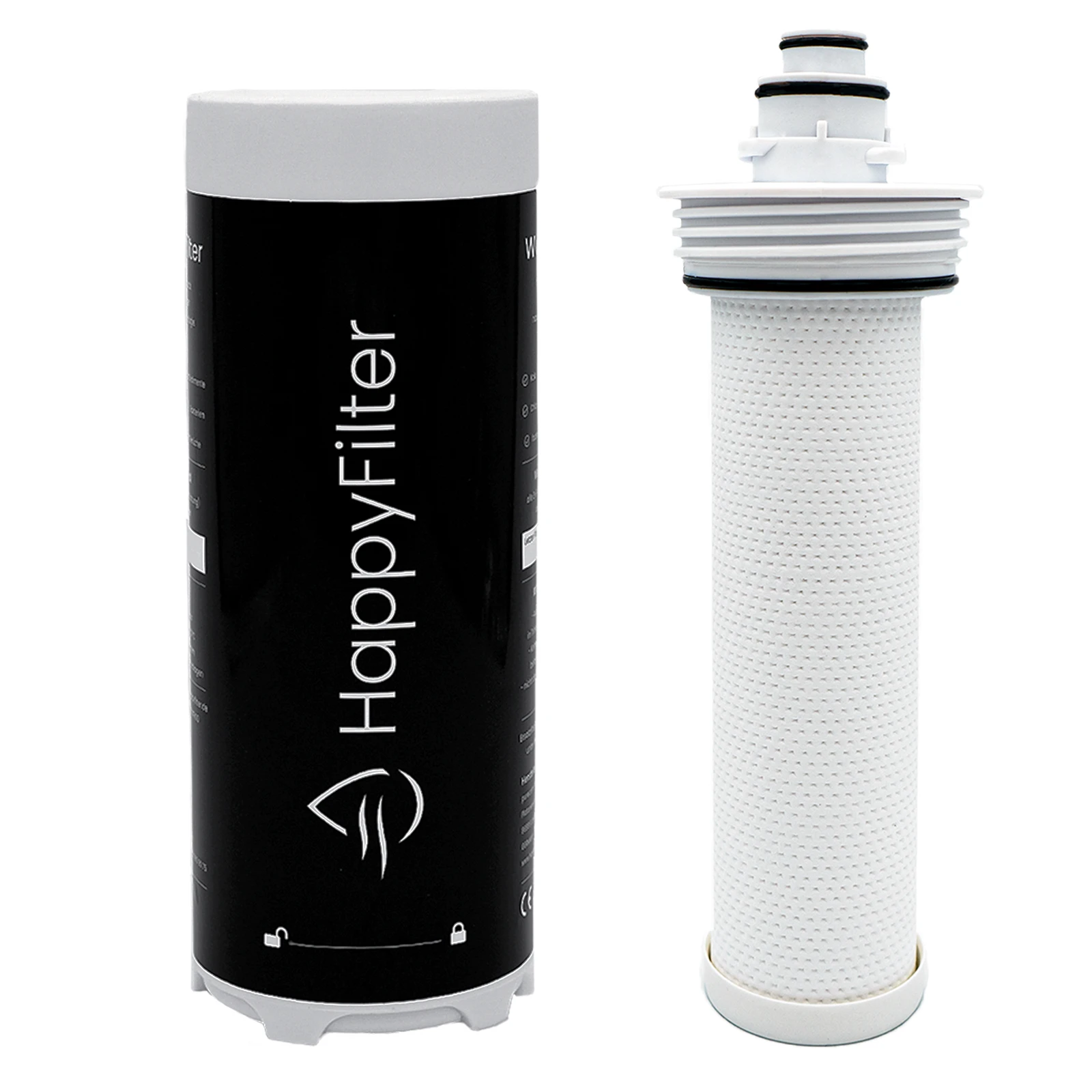 Ersatzfilter für HappyFilter Kalk Wasserfilter inkl. Gehäuse